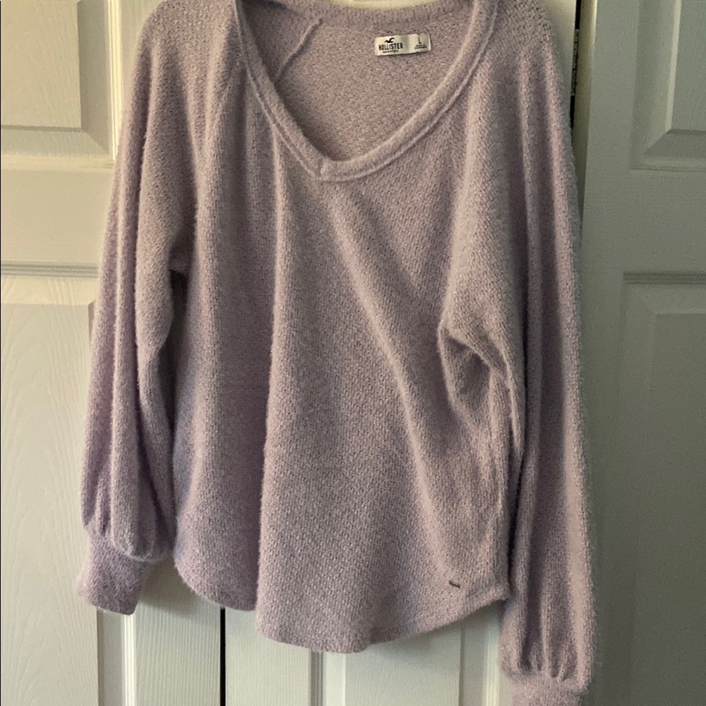 Hollister Light Purple Knit Sweater